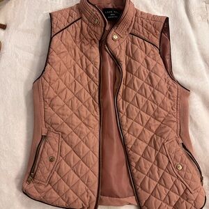 Love Tree Women's Quilted Vest in Blush